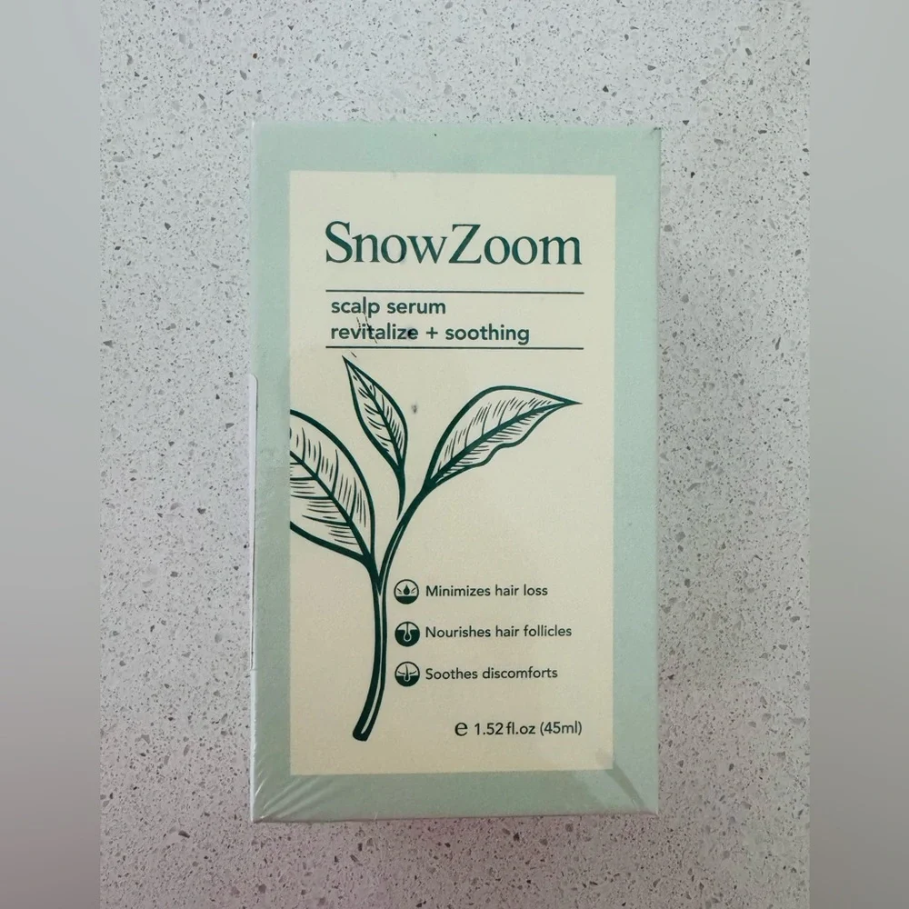 SnowZoom Scalp Serum Revitalize & Soothing Minimizes Hair Loss Nourishes Scalp